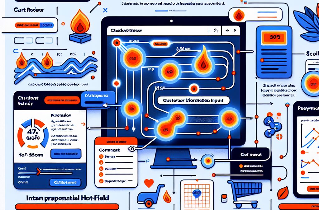 Analyzing Checkout Process Drop-offs with Heatmaps